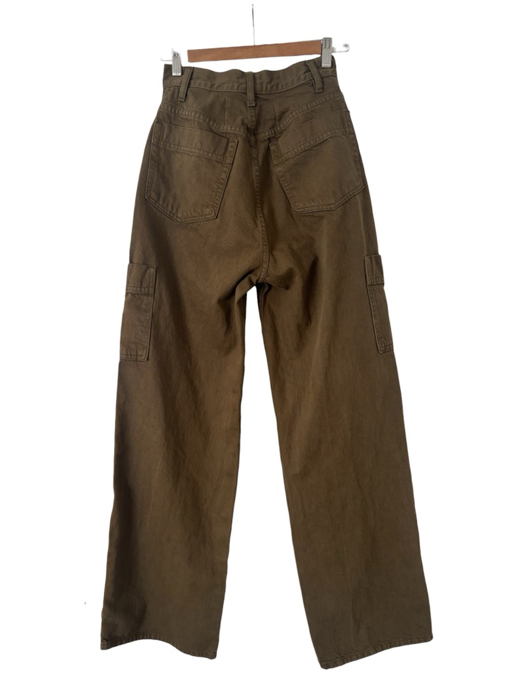FRAME High Waist Baggy Pocket Wide Leg Jeans - Picture 3 of 4